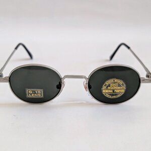 NWT Vintage 90's John Lennon Like Round Metal Sunglasses (S. Silver)